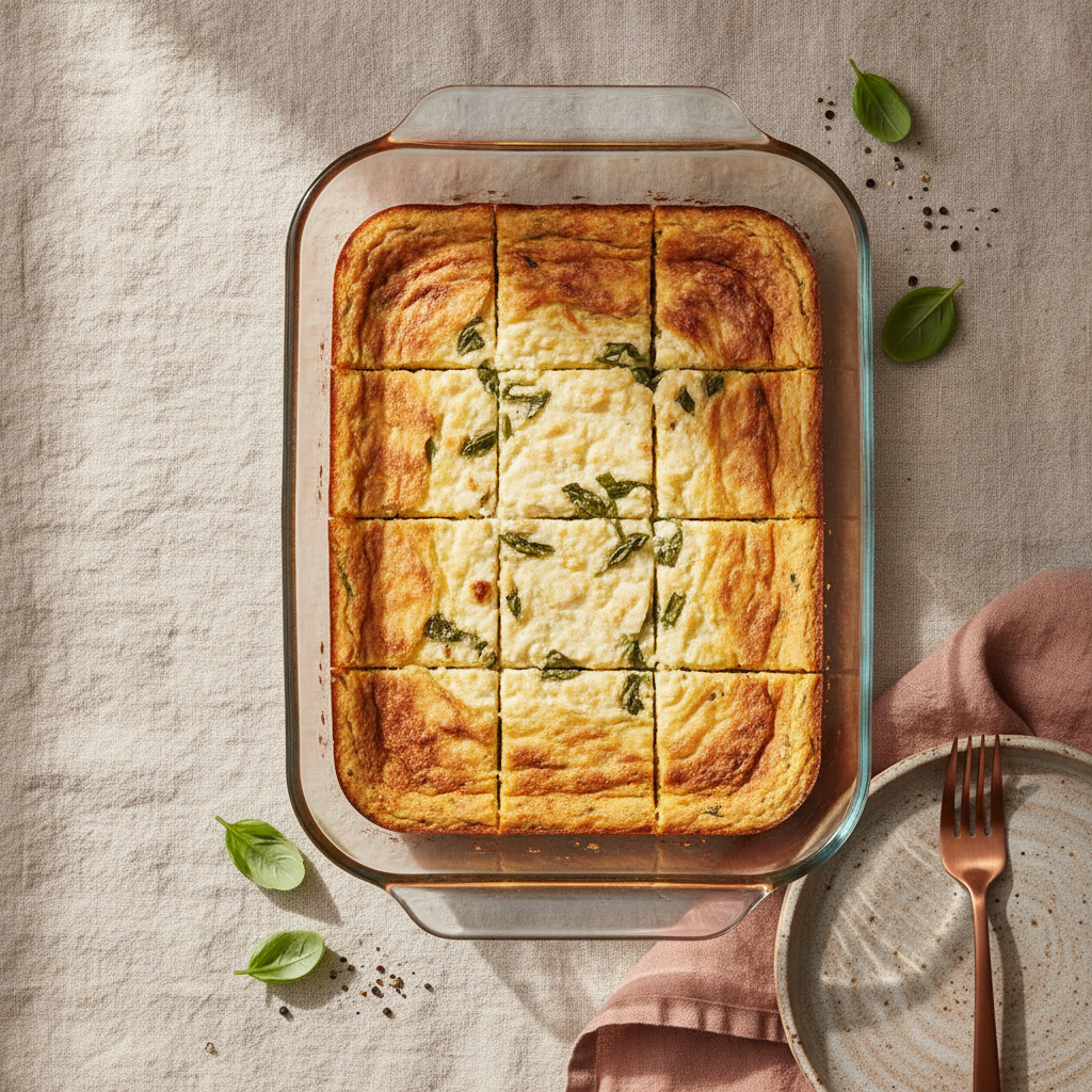 Spinach Feta Egg Bake