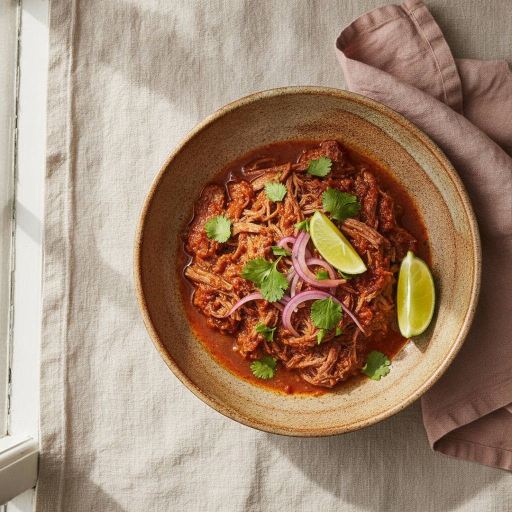 Slow Cooker Salsa Beef