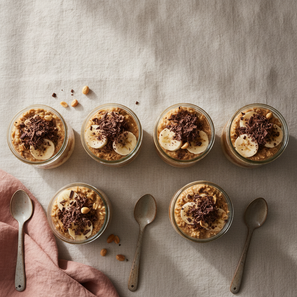 PB Banana Oat Jars